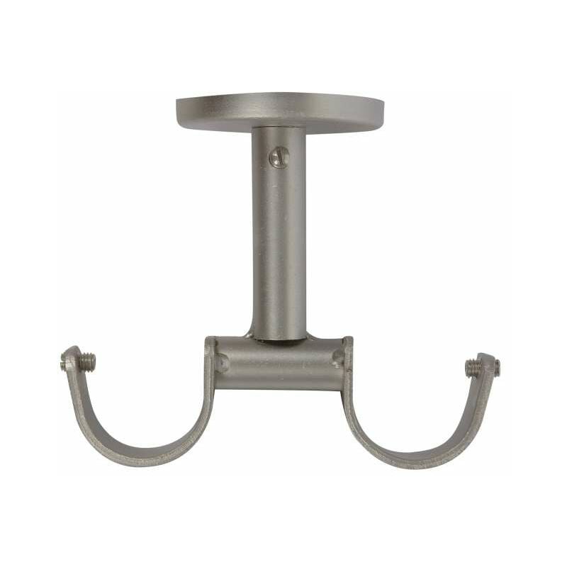 foto del prodotto eclectic supporto soffitto doppio cromo satinato