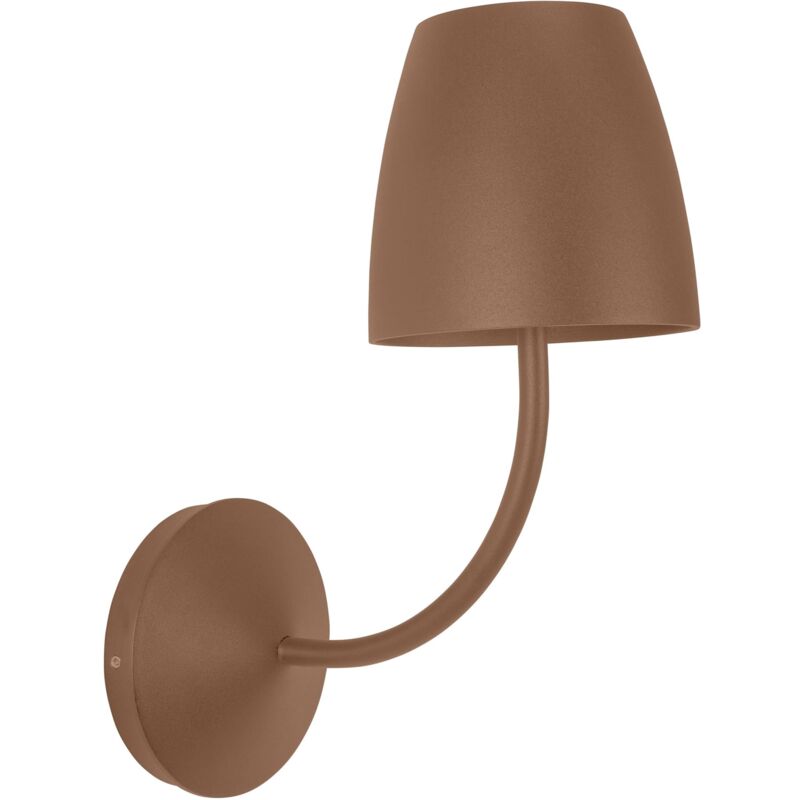 foto del prodotto eclipta ii aplique marr n con luz led blanco c lido 3000k