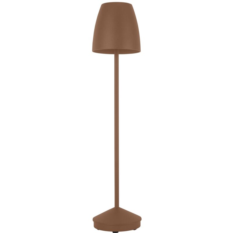 foto del prodotto eclipta ii baliza exterior en marr n con luz led blanco c lido 3000k