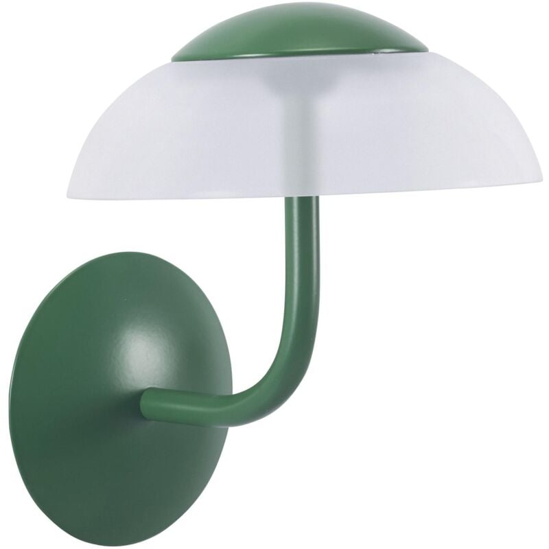 foto del prodotto ecliptaii aplique exterior en color verde con led blanco c lido 3000k