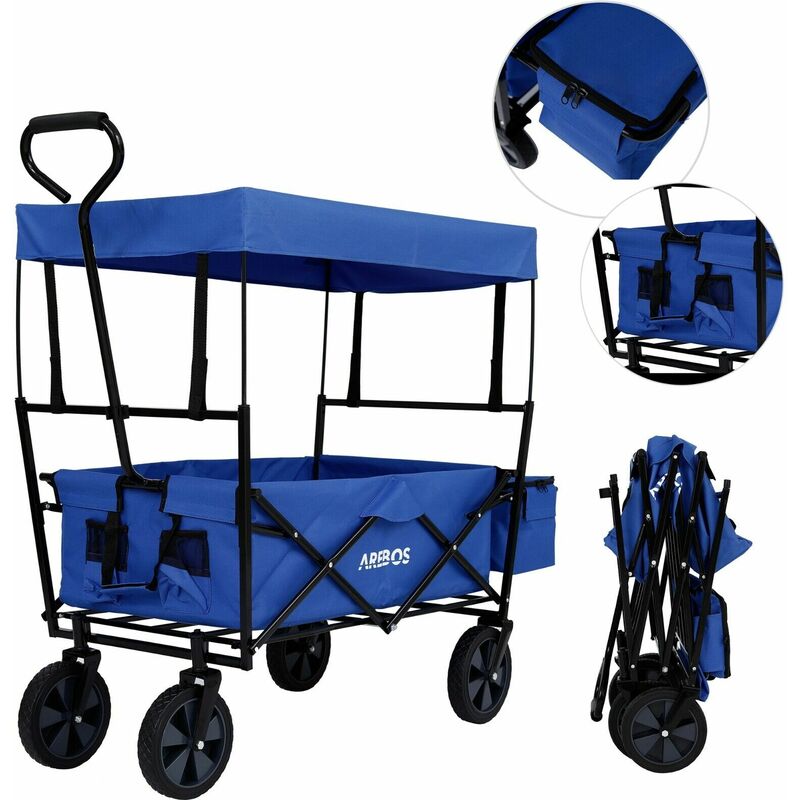 foto del prodotto eco carrello a mano con tetto carrello a mano carrello da trasporto arebos