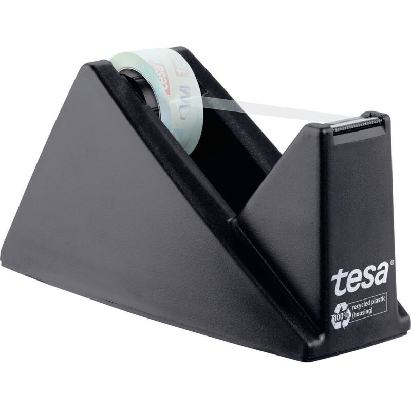 foto del prodotto eco crystal 59045 00000 00 dispenser da tavolo per nastro adesivo nero 1 pz. tesa