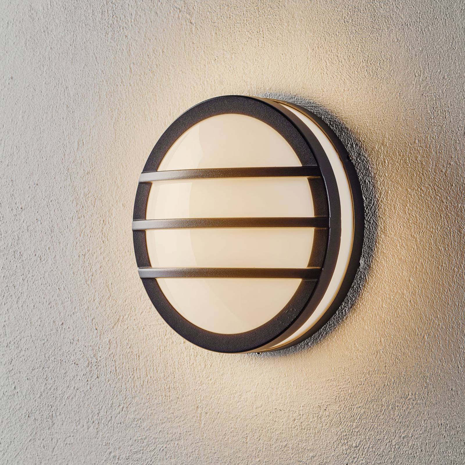 foto del prodotto eco light applique da esterni rotonda nandin