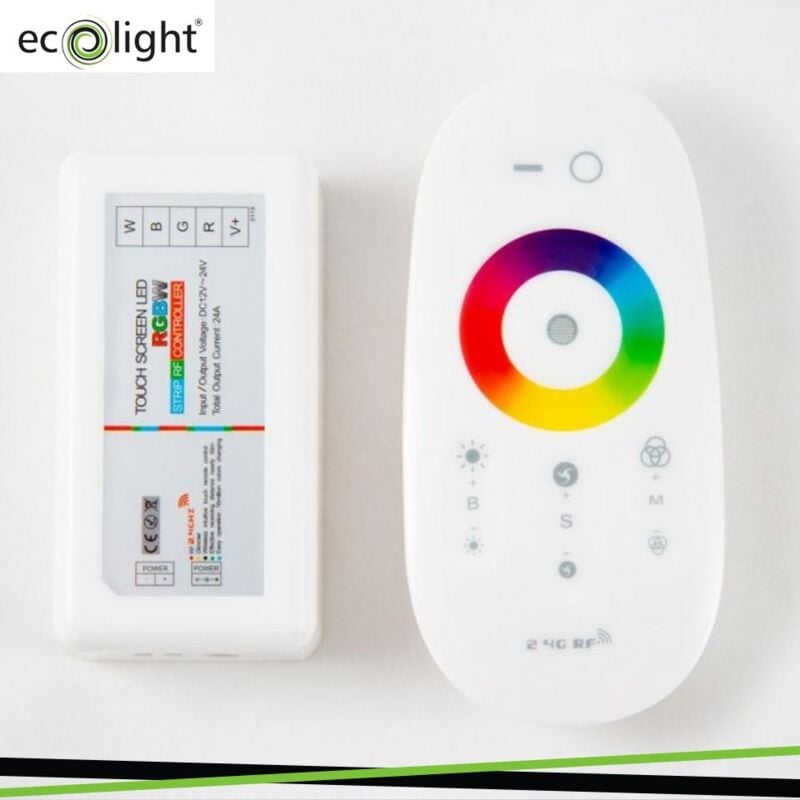 foto del prodotto eco light controller touch rgbw 24a 288w 12 24v rf