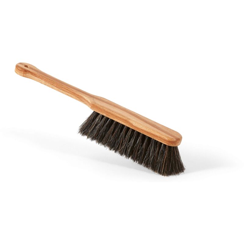 foto del prodotto eco, midnight 0002c, spazzola ecologica in crine e manico in legno, naturale, 34 cm perfetto
