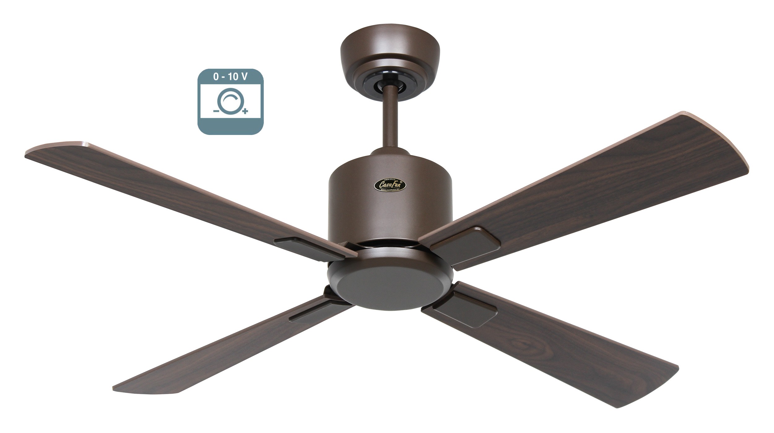 foto del prodotto eco neo iii 103, ventilatore senza luce corpo marrone, casafan