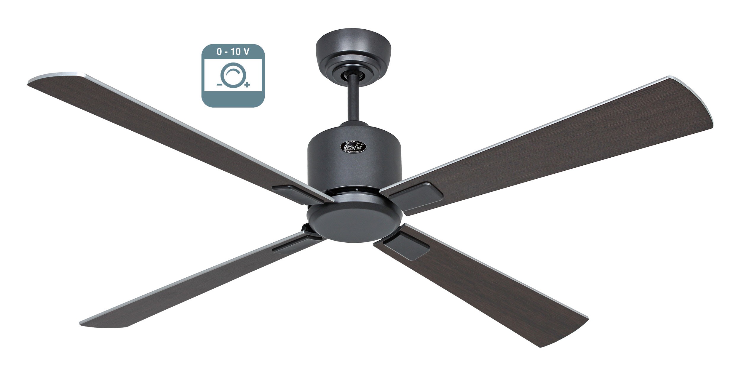 foto del prodotto eco neo iii 132, ventilatore senza luce corpo antracite, casafan