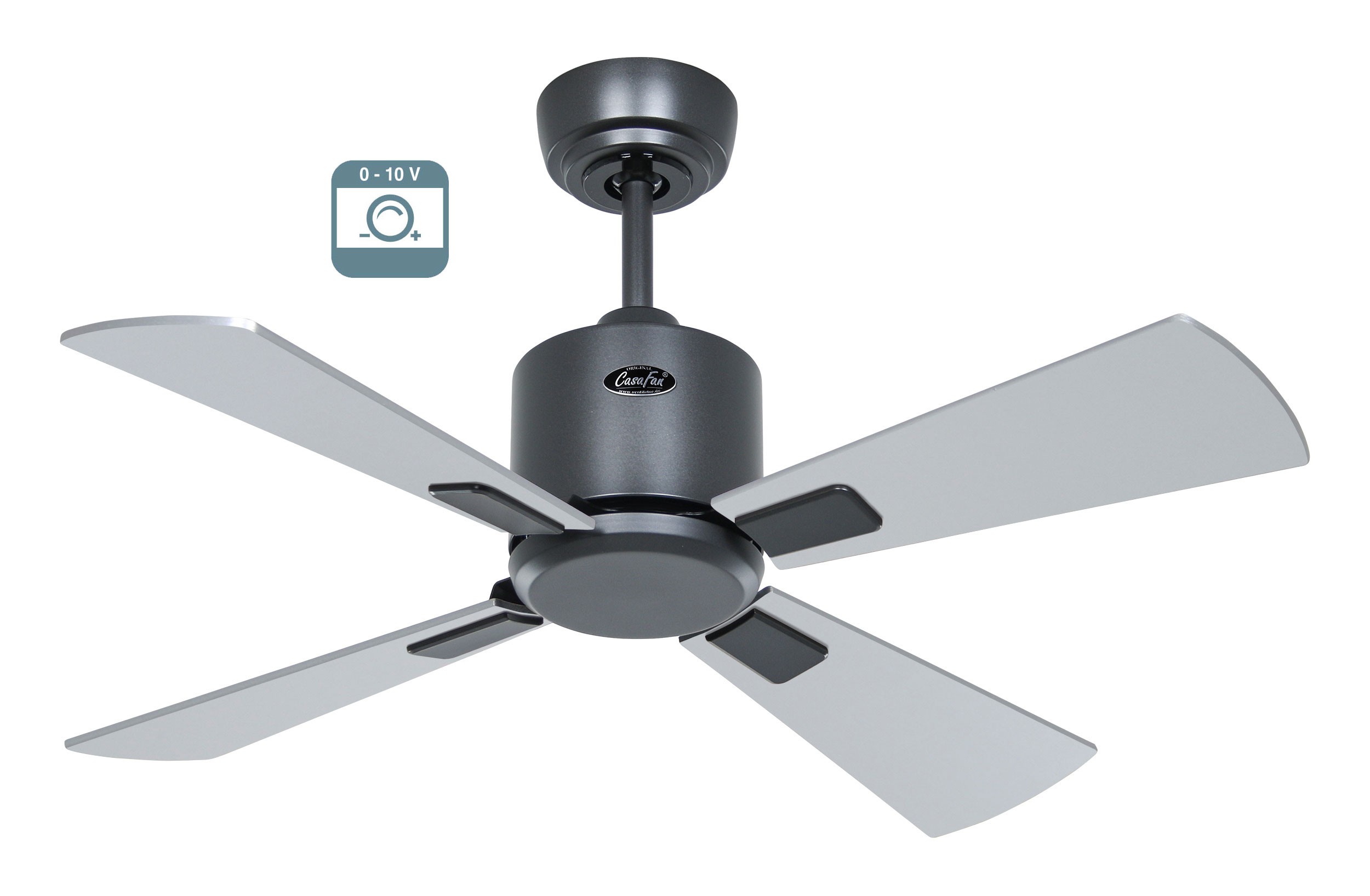 foto del prodotto eco neo iii 92, ventilatore senza luce corpo antracite, casafan