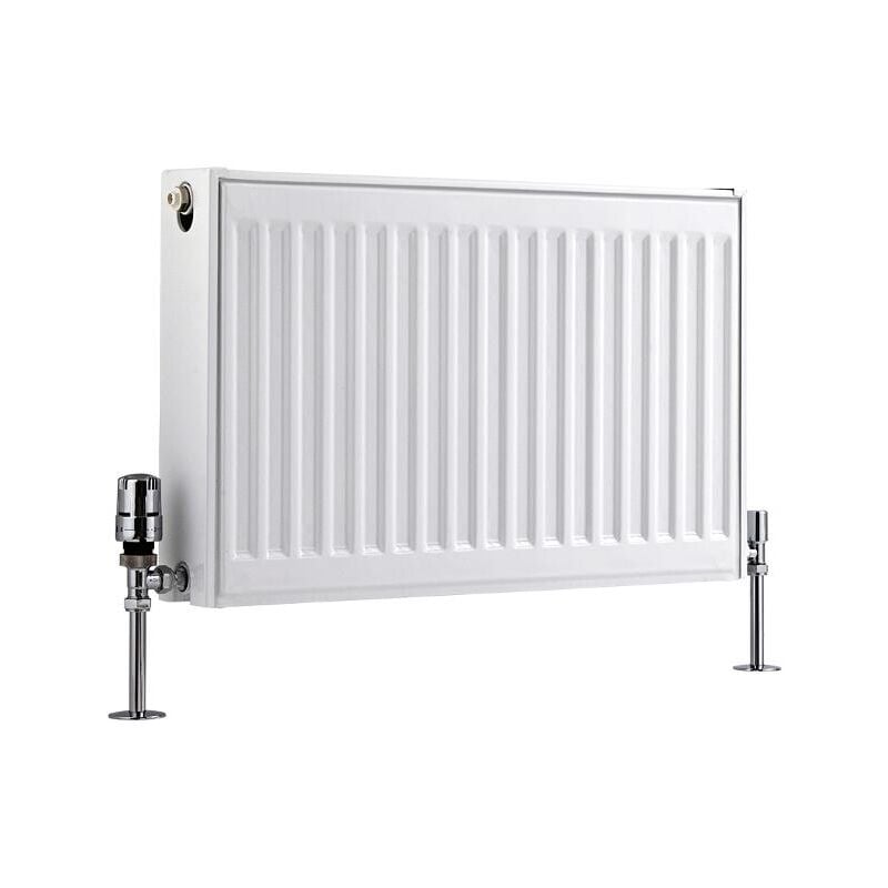 foto del prodotto eco radiatore convettore orizzontale pannello doppio 400mm x 600mm bianco hudson reed