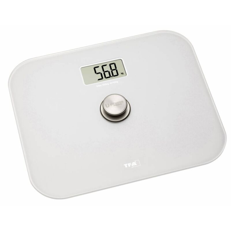 foto del prodotto eco step bilancia per persone, digitale portata max. 150 kg bianco tfa dostmann