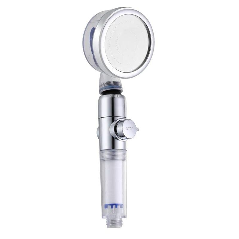 foto del prodotto eco tornado soffione doccia a risparmio d acqua fino al 50 con regolatore di flusso e filtro testa articolata facile installazione