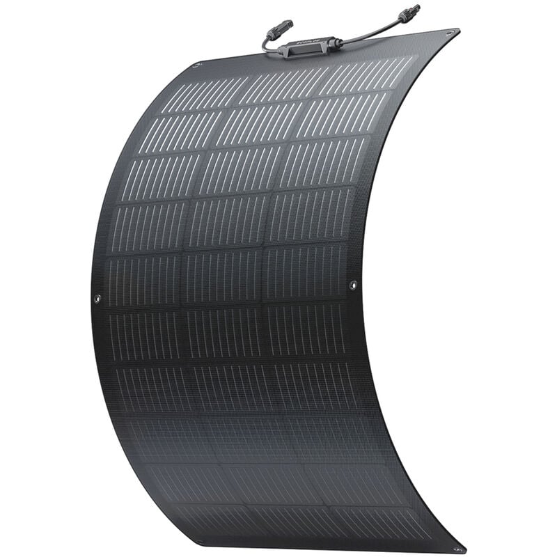 foto del prodotto ecoflow pannello solare flessibile da 100 w con impermeabilit ip68 e moduli solari ad alta efficienza per tetti, camper e altro ancora