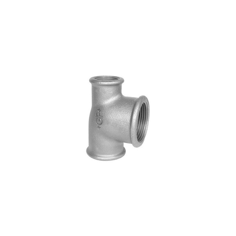 foto del prodotto ecolands 130r tee riduzione 1 x 1 x 1 2 in ghisa zincata 13005553