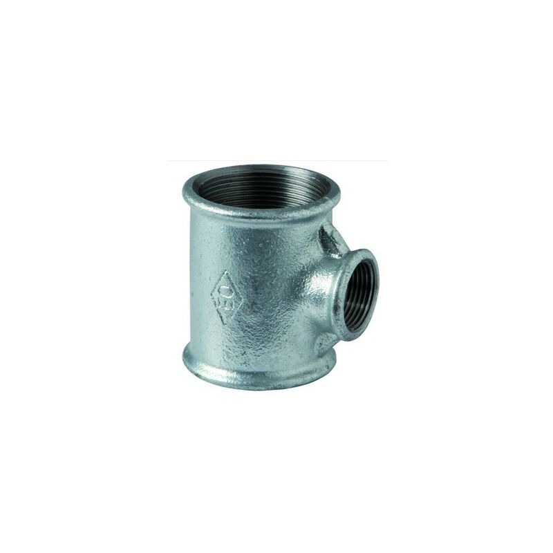 foto del prodotto ecolands 130r tee riduzione 2 x 2 x 1 in ghisa zincata 13005885