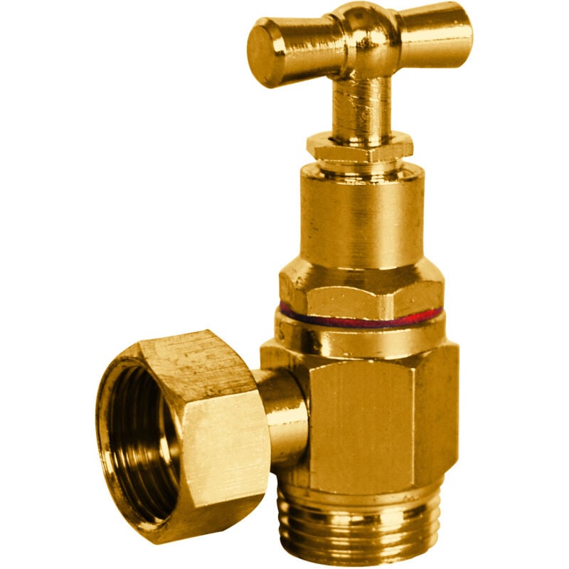 foto del prodotto ecolands rubinetti per cassette wc angolo spazzolato maschio femmina 12x17