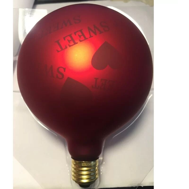 foto del prodotto ecolicht 30125130002 lampadina led e27 0,5w g125 360 decorativa sweet red 