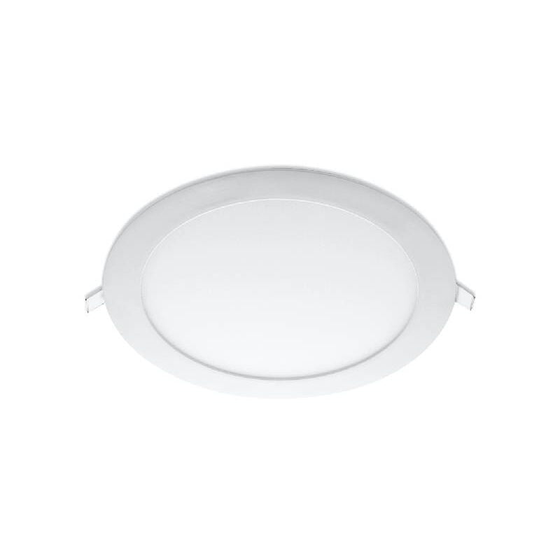 foto del prodotto ecolux lampada da soffitto led integrata extra plat round 18w 1620lm 120 ip20 225 bianco bianco naturale 4000k