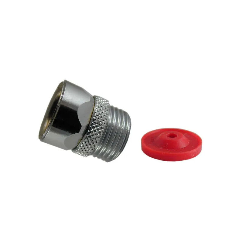 foto del prodotto ecoperl anello rotante antitorsione per tubo doccia 15x21, ottone nichelato, 10l min