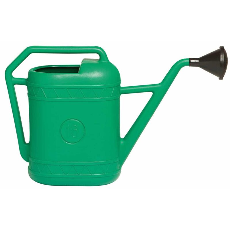 foto del prodotto ecoplast annaffiatoio a cipolla in plastica verde per irrigazione giardino 16 litri