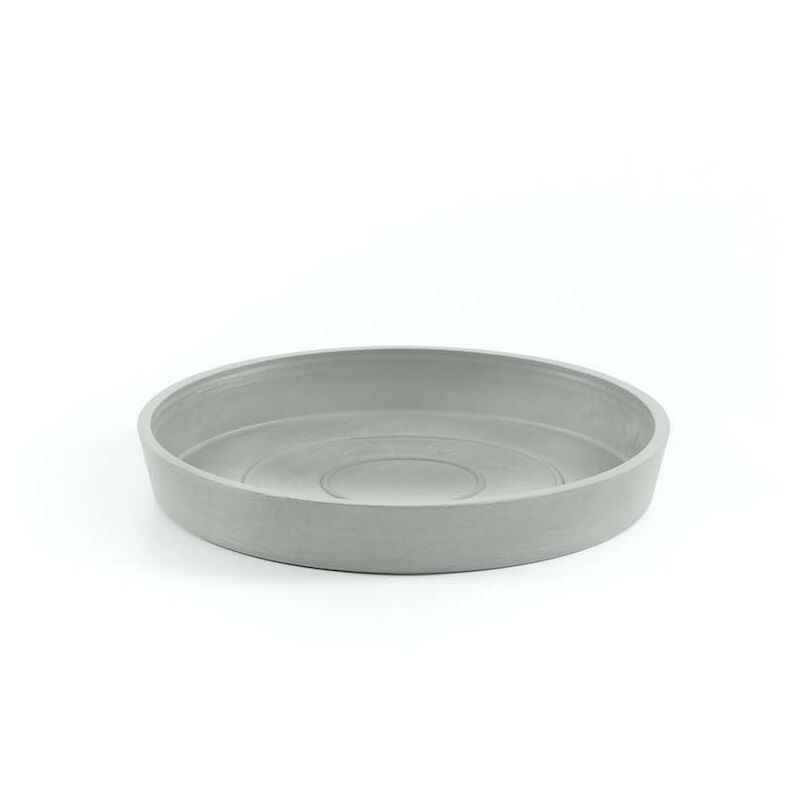 foto del prodotto ecopots sottovaso rotondo amsterdam 44cm grigio
