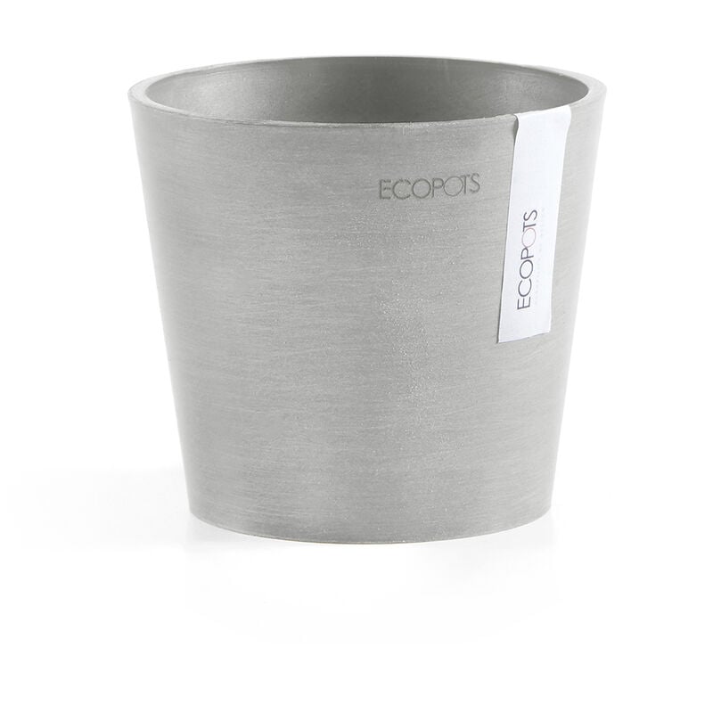foto del prodotto ecopots vaso amsterdam mini d13x11,4cm grigio chiaro