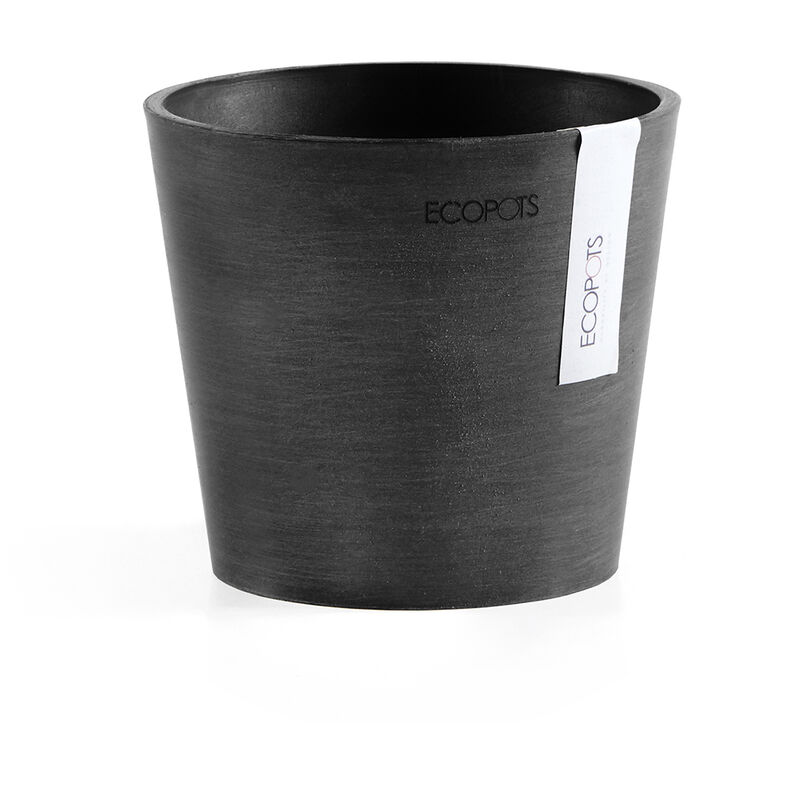 foto del prodotto ecopots vaso amsterdam mini d13x11,4cm grigio scuro