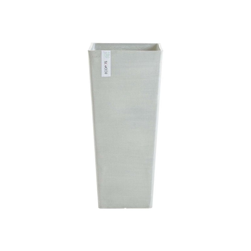foto del prodotto ecopots vaso quadrato alto rotterdam grigio chiaro 32x32xh70cm