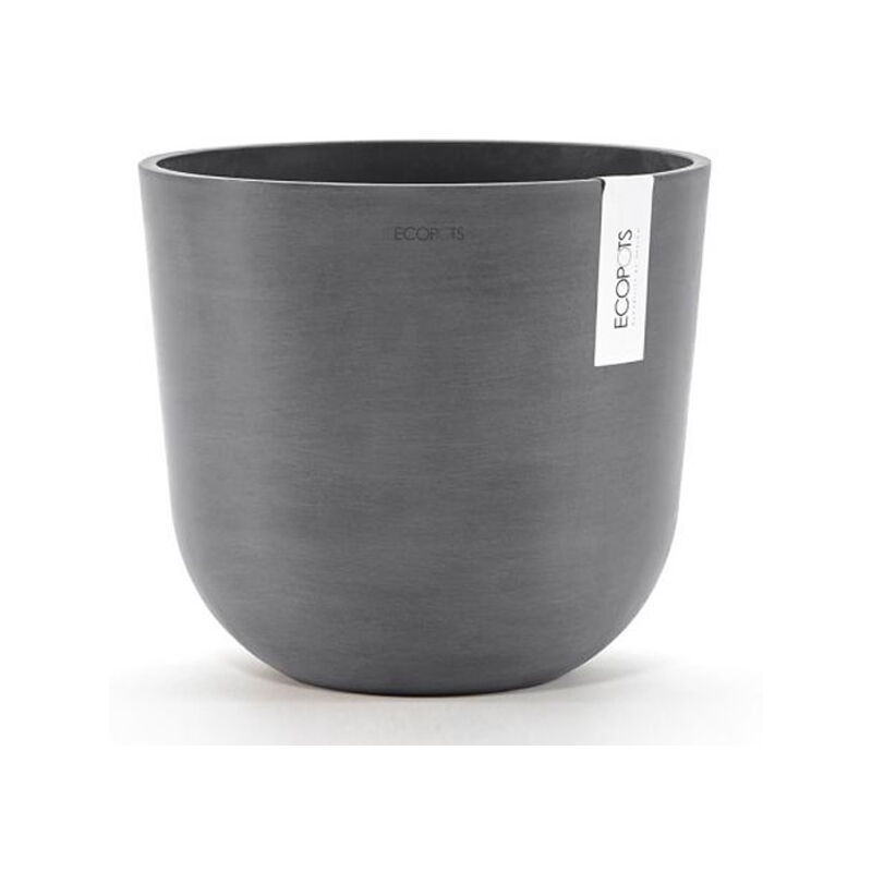 foto del prodotto ecopots vaso rotondo oslo grigio d 25xh21,8cm