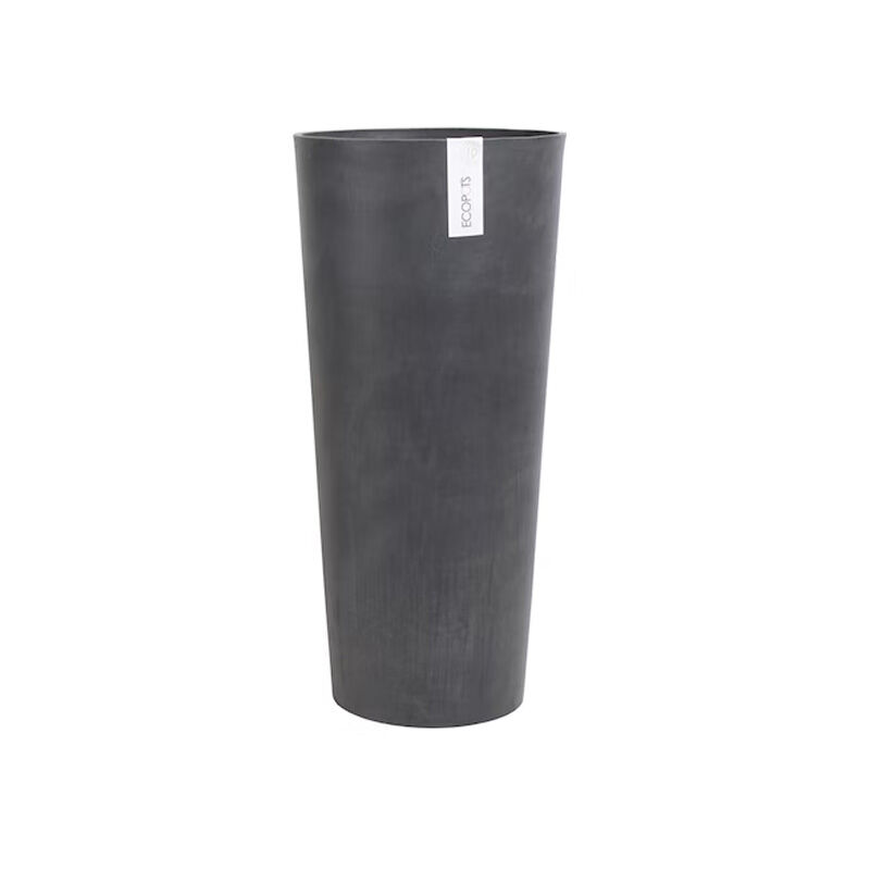 foto del prodotto ecopots vaso tondo alto amsterdam nero d33xh70cm vaso fiori