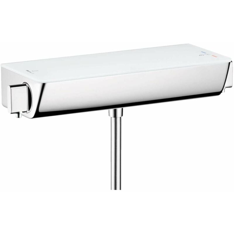 foto del prodotto ecostat select miscelatore doccia termostatico, bianco cromato 13161400 hansgrohe