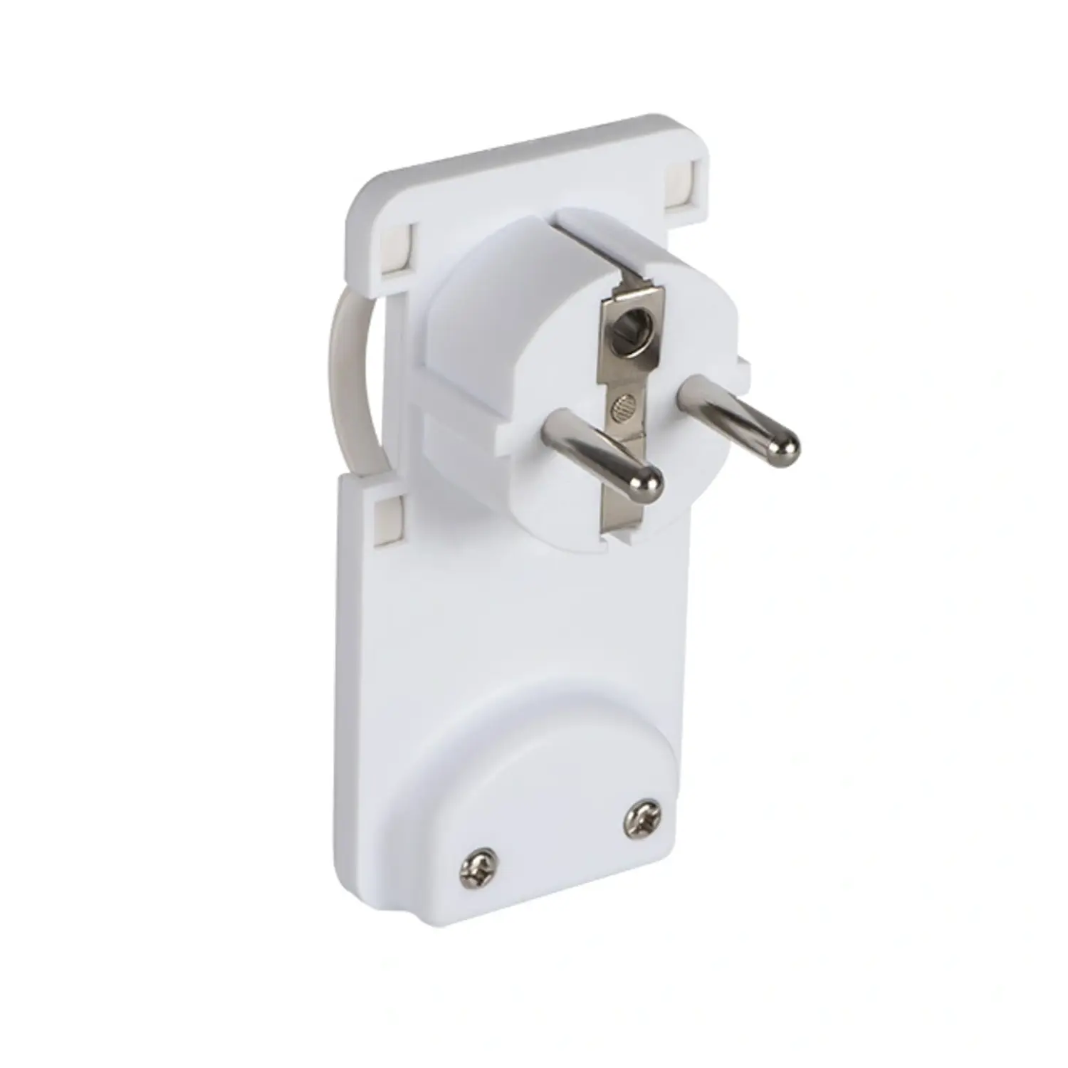 foto del prodotto ecova spina volante elettrica schuko ultra piatta 2p t tedesco bianco