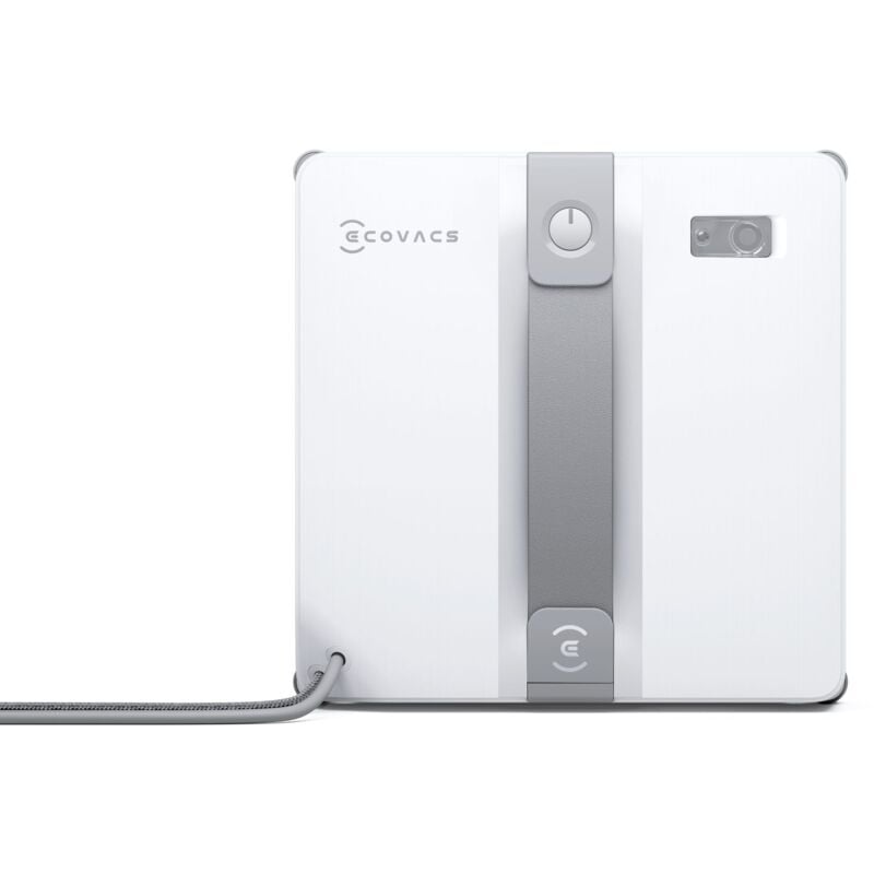 foto del prodotto ecovacs winbot mini. principio operativo aspirazione, adatto per universale, colore del prodotto grigio, bianco. alimentazione batteria,