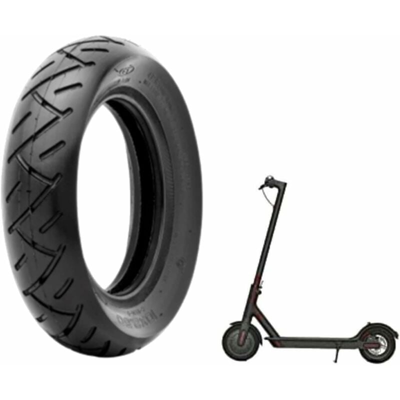 foto del prodotto ecovelo 1 pneumatico 10 x 2.50 ruota motorino scooter elettrico monopattino ricambio hoverboard 10 pollici rinf. 4 tele
