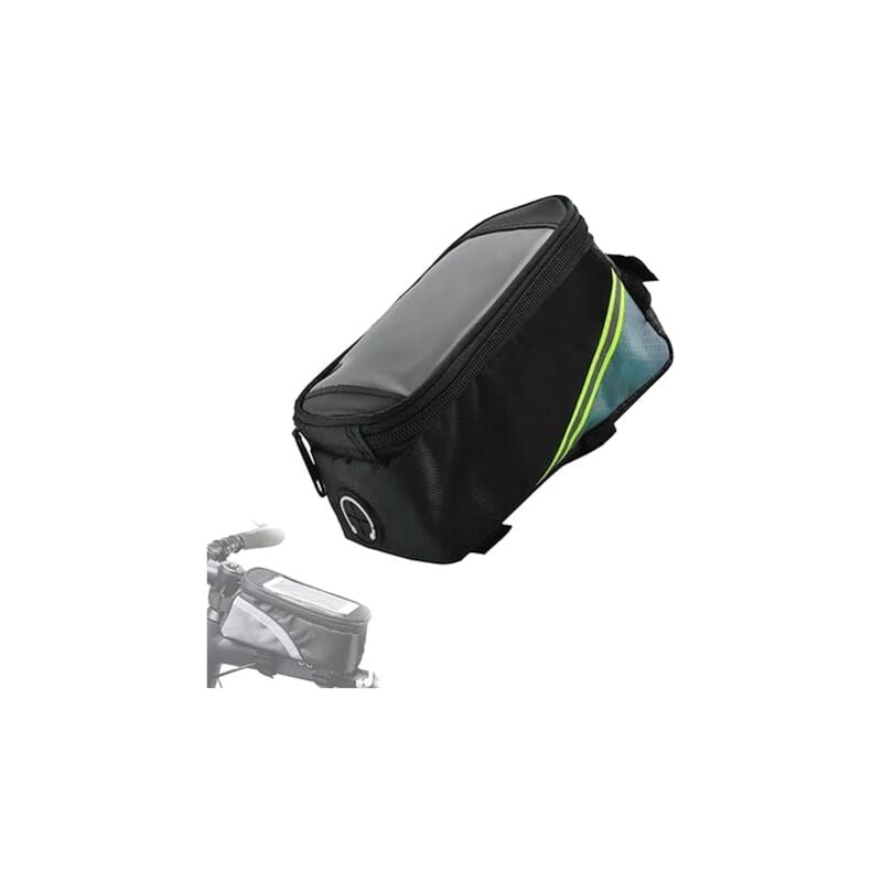 foto del prodotto ecovelo borsa supporto porta cellulare con touch screen per bici bicicletta