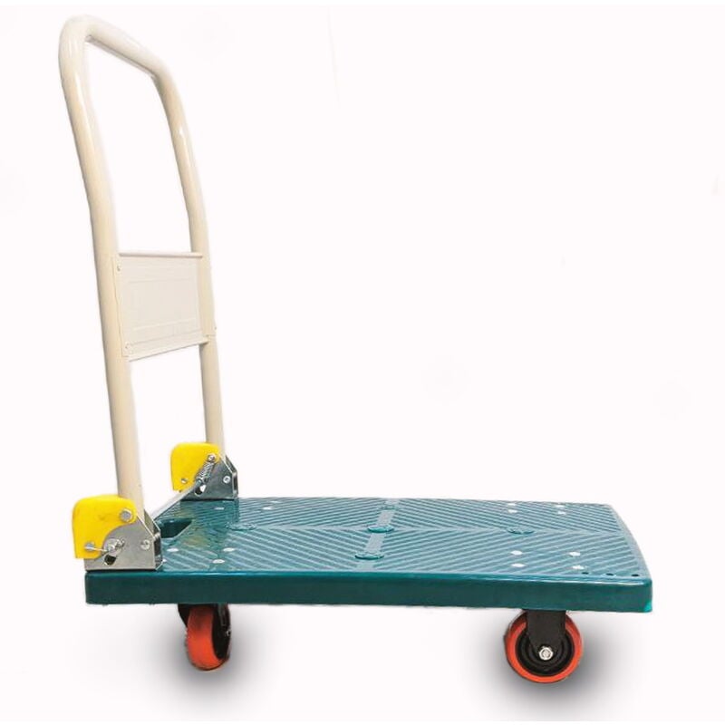 foto del prodotto ecovelo carrello a pianale piattaforma da trasporto pieghevole con ruote portapacchi max 150 kg