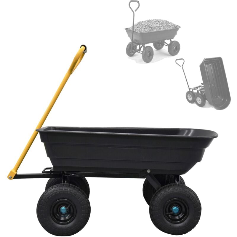foto del prodotto ecovelo carrello da giardino ribaltabile