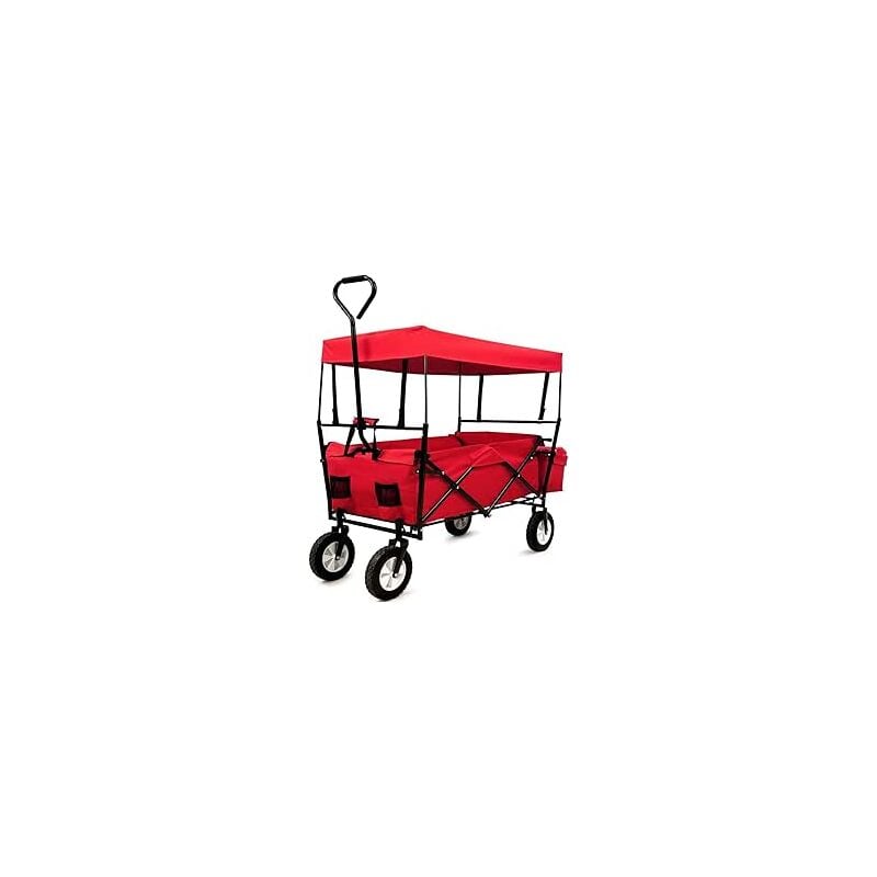 foto del prodotto ecovelo carrello da spiaggia e giardino con tetto