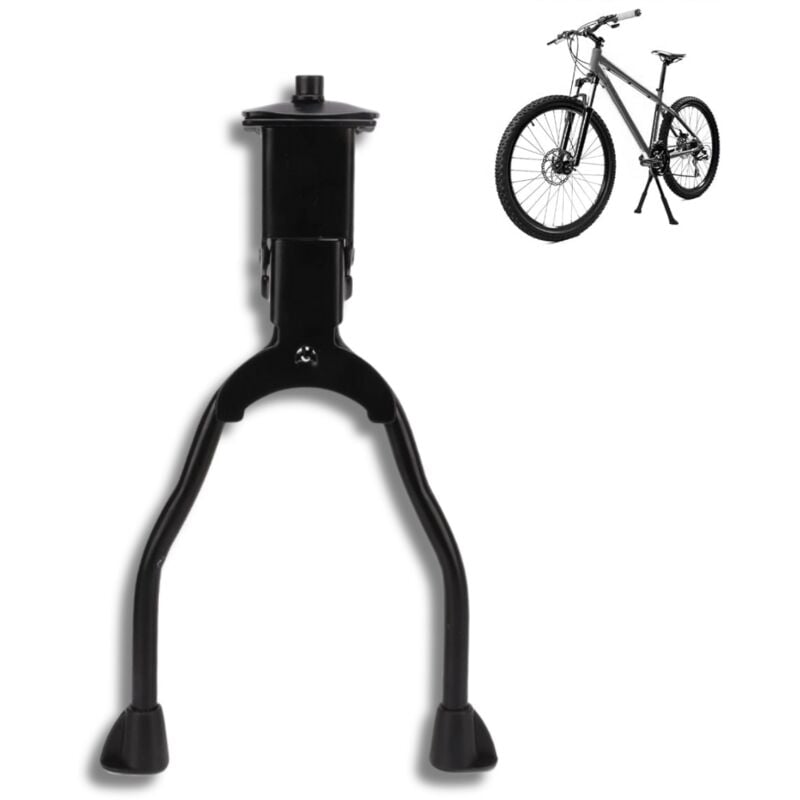 foto del prodotto ecovelo cavalletto centrale per bici supporto reggi bicicletta in alluminio bikestand
