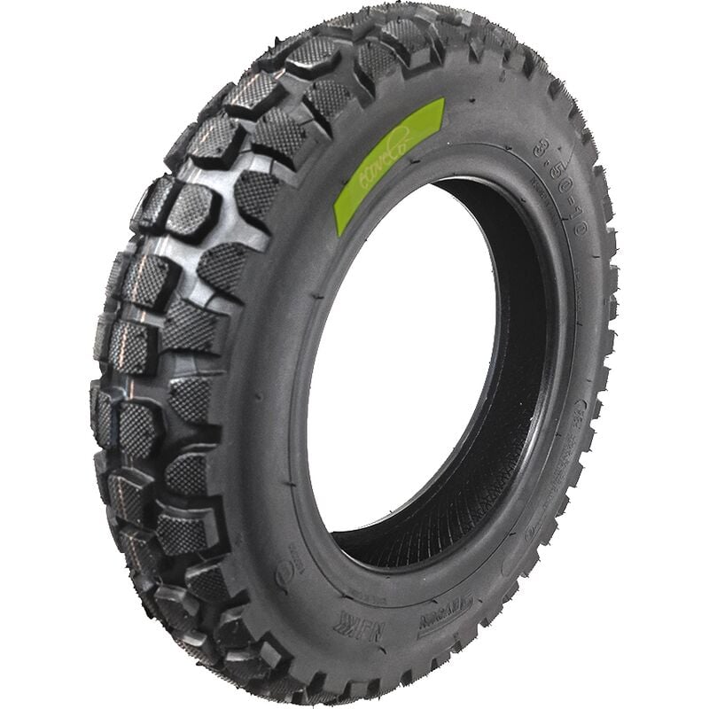 foto del prodotto ecovelo pneumatico 3.50 10 copertone gomma 6pr 56j cross tassellata per ape piaggio vespa px, sprint 125 150 200
