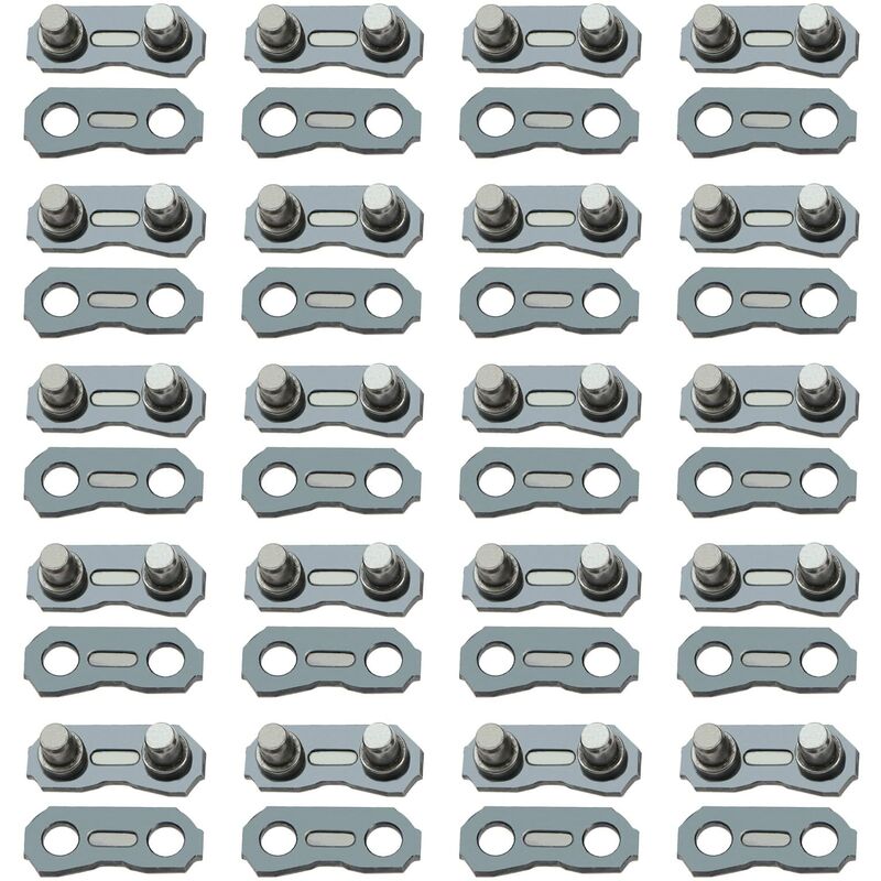 foto del prodotto ecsing 20 set di maglie a catena per motosega cinghia preimpostata di riparazione della maglia, compatibile con catena di calibro 325 1,5 mm, adatta