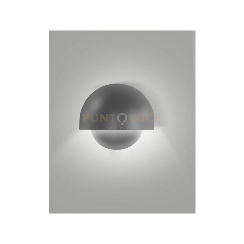 foto del prodotto ector applique da esterno a led 10w 3000k 990lm grigio scuro ip65