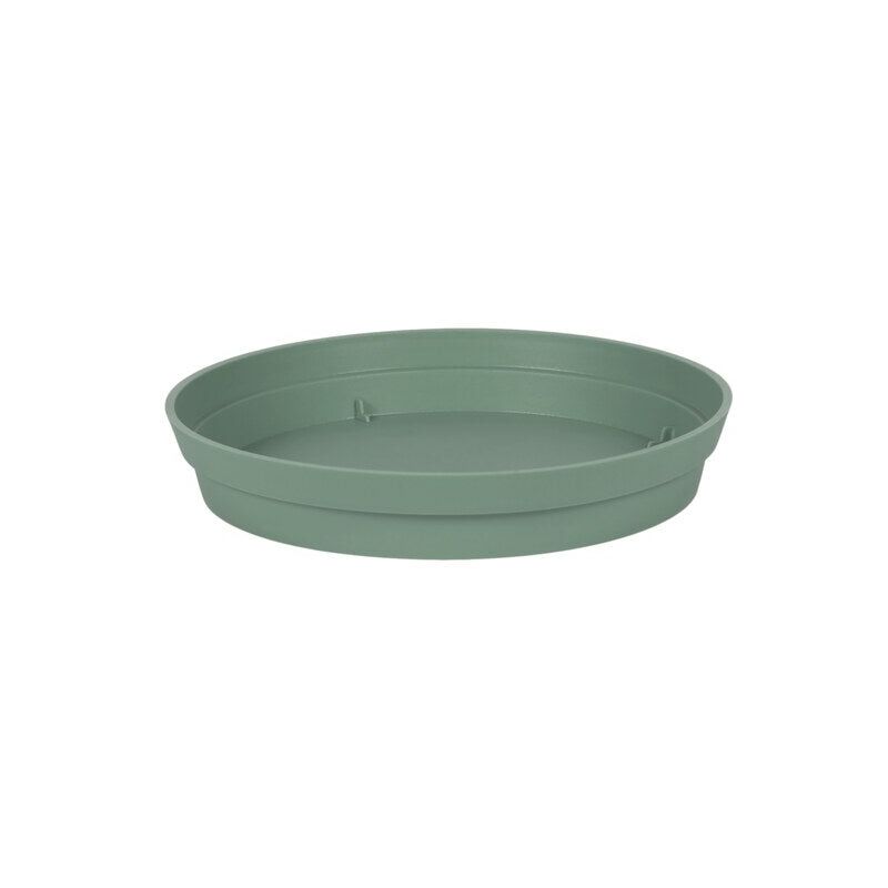 foto del prodotto eda - sottovaso in polipropilene 13625 v.la diam.22,5 h.3,8 cm verde alloro