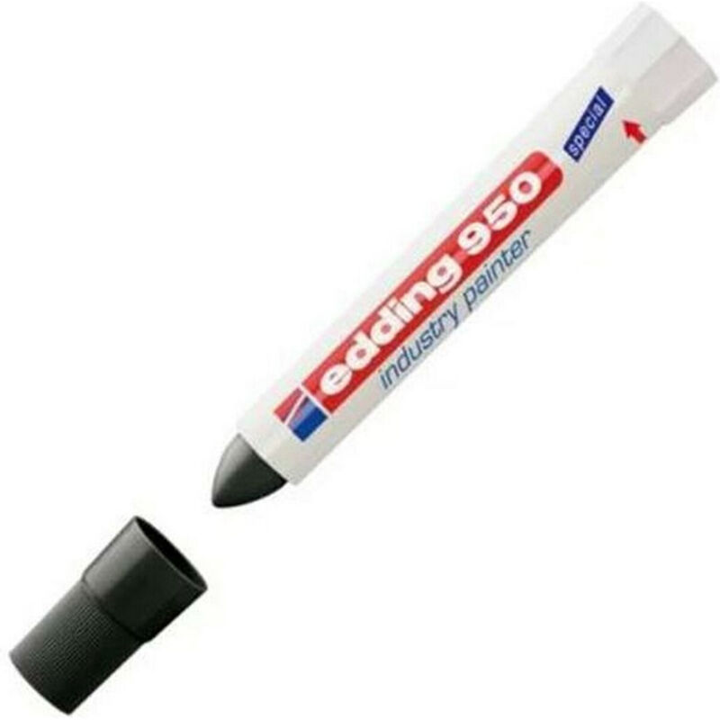 foto del prodotto edding 950 pasta pasta tonda 10mm nero 10 pezzi