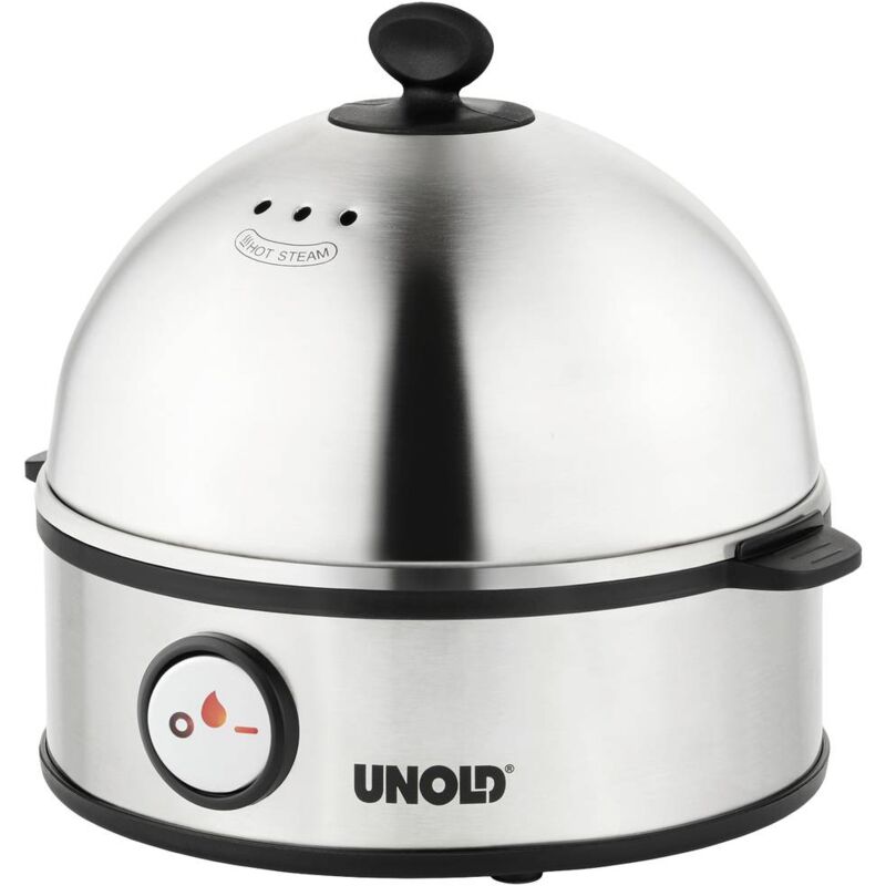 foto del prodotto edel cuociuova spia luminosa, senza bpa acciaio inox, nero unold