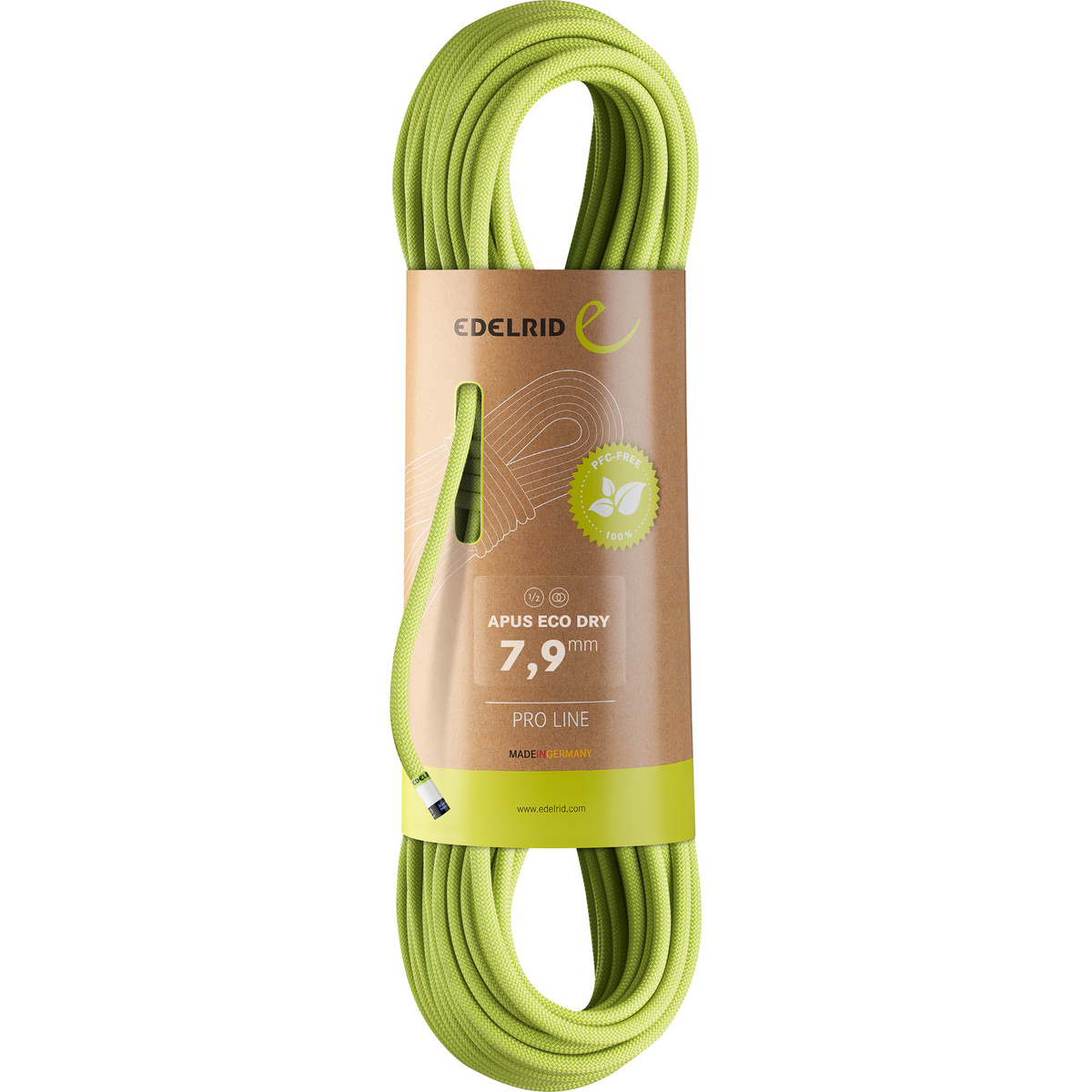 foto del prodotto edelrid corda da arrampicata apus eco dry 7.9