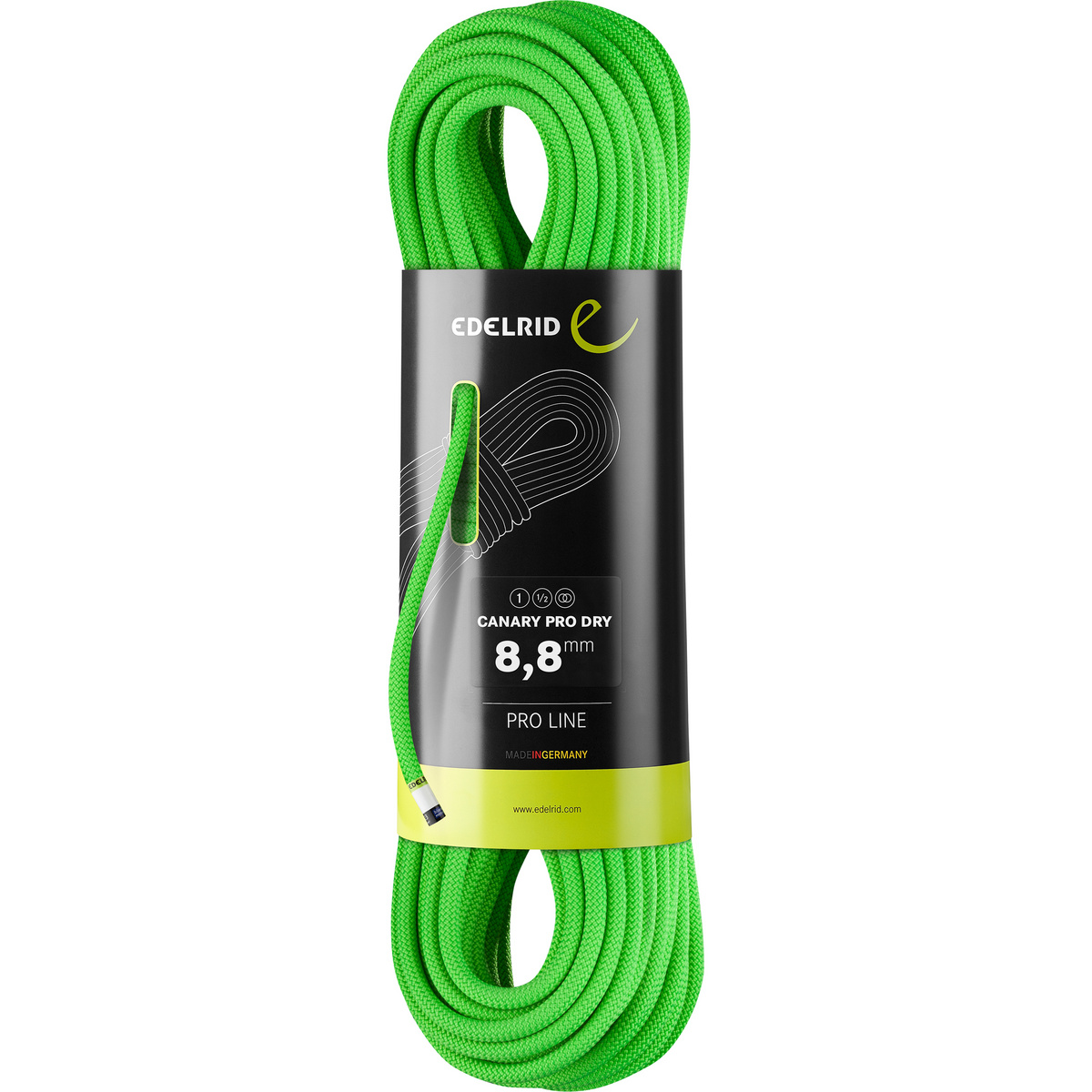 foto del prodotto edelrid corda da arrampicata canary pro dry 8.8