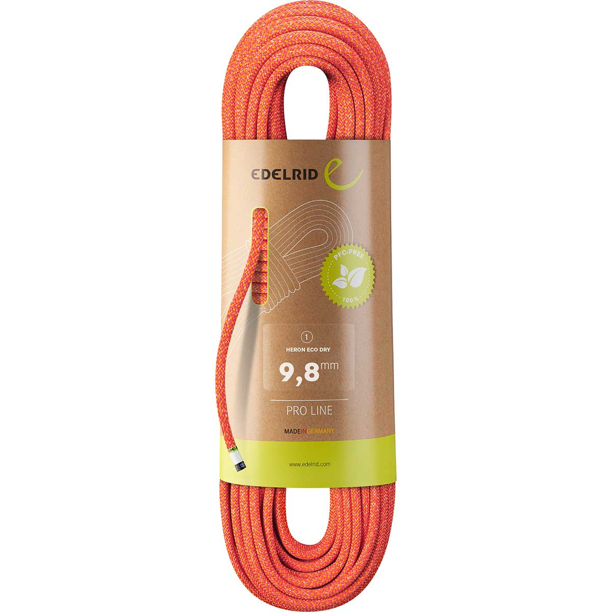 foto del prodotto edelrid corda da arrampicata heron eco dry 9,8mm