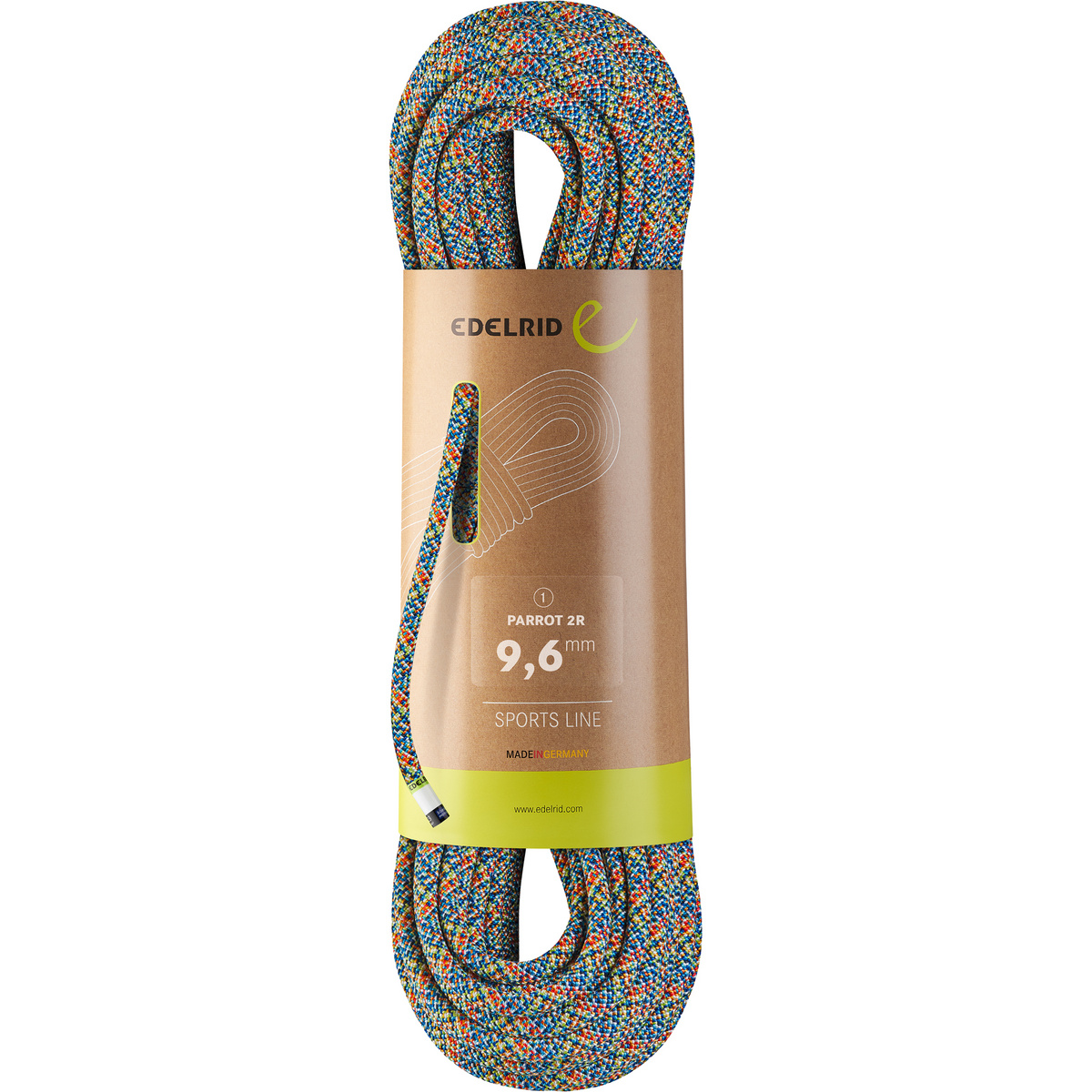 foto del prodotto edelrid corda da arrampicata parrot 2r 9.6