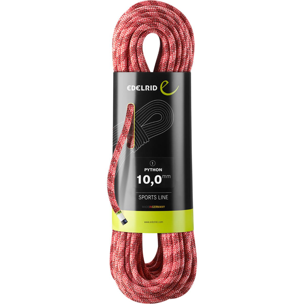 foto del prodotto edelrid corda da arrampicata python 10.0