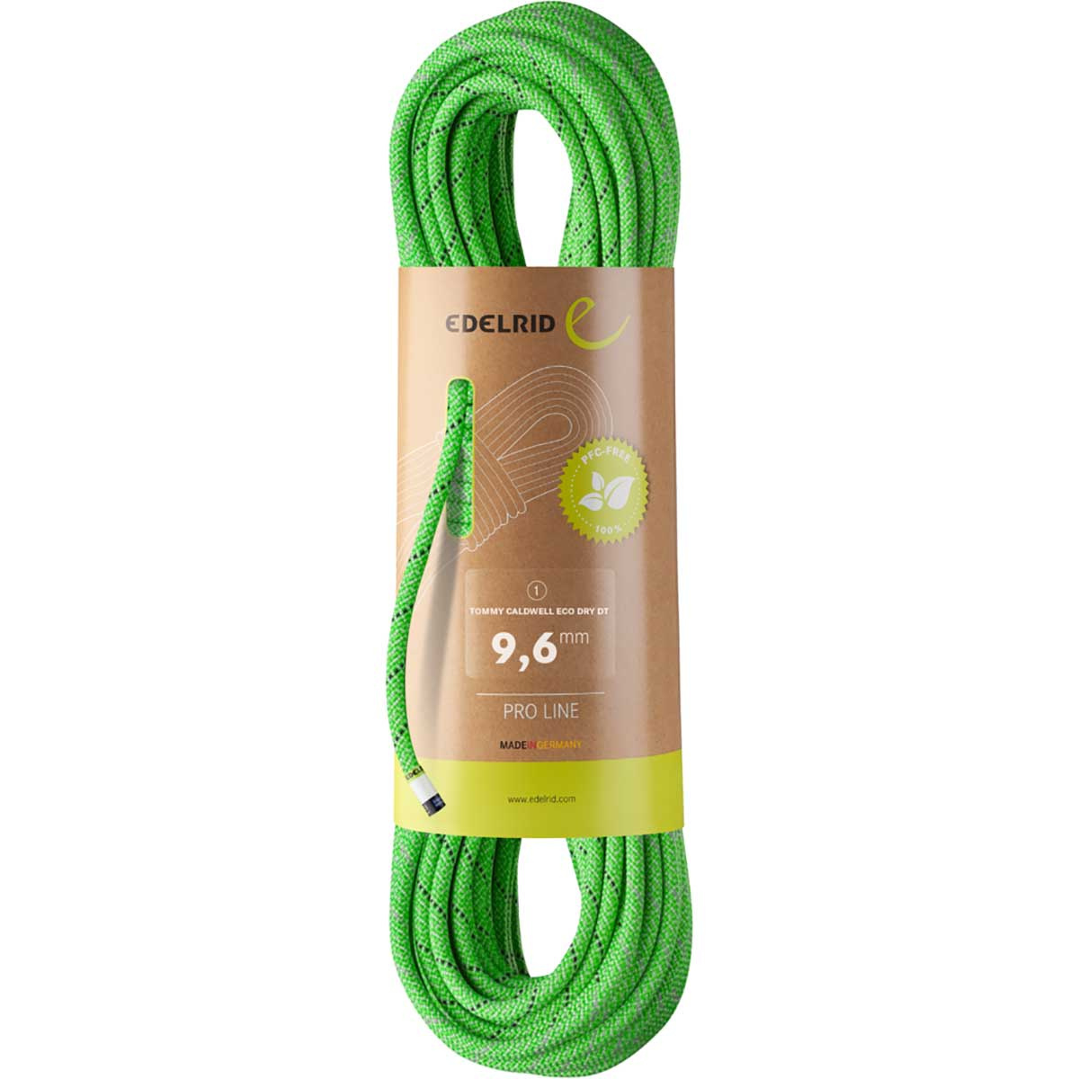 foto del prodotto edelrid corda da arrampicata tommy caldwell eco dry dt 9,6mm